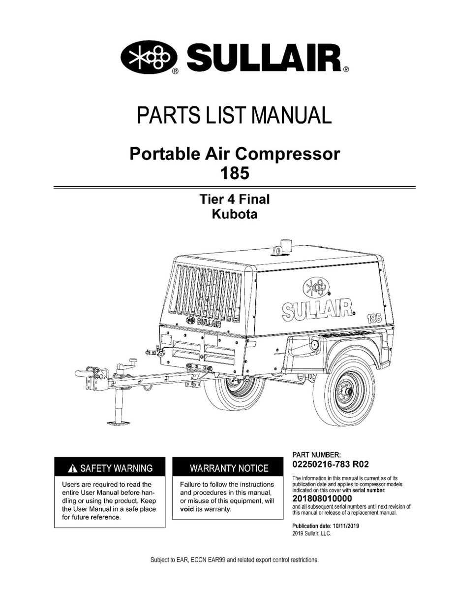 sullair 185 repair manual