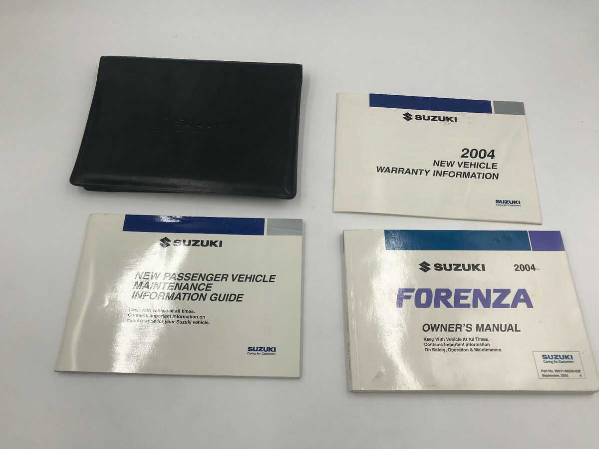 suzuki forenza repair manual