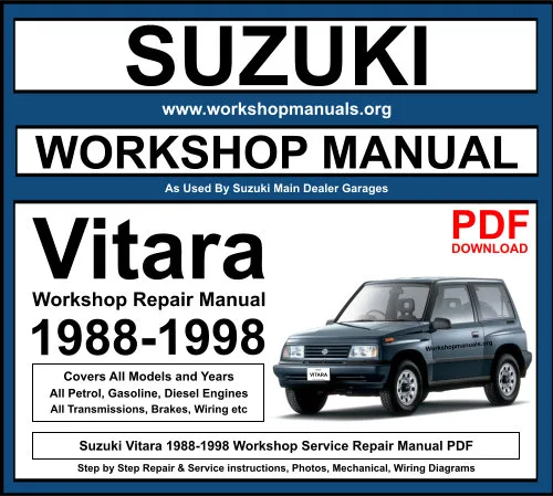 suzuki grand vitara 2006 to 2008 service workshop repair manual