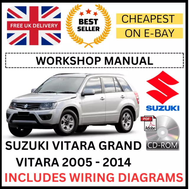 suzuki grand vitara 2006 to 2008 service workshop repair manual