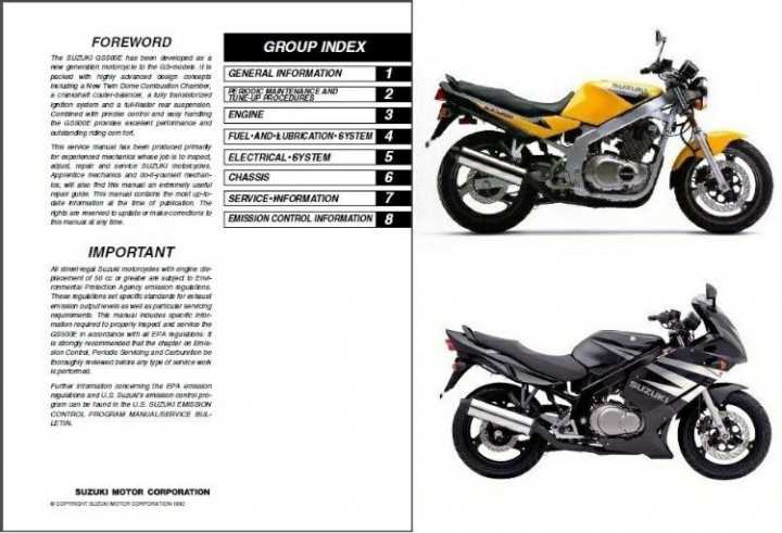 suzuki gs500e repair manual