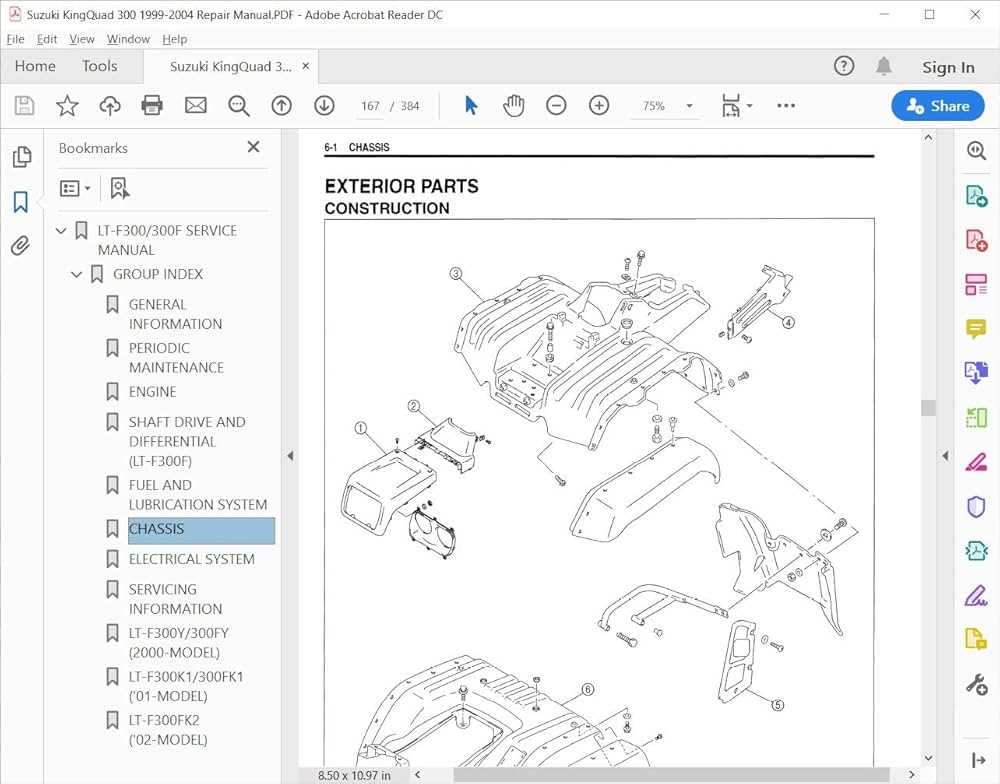 suzuki king quad repair manual