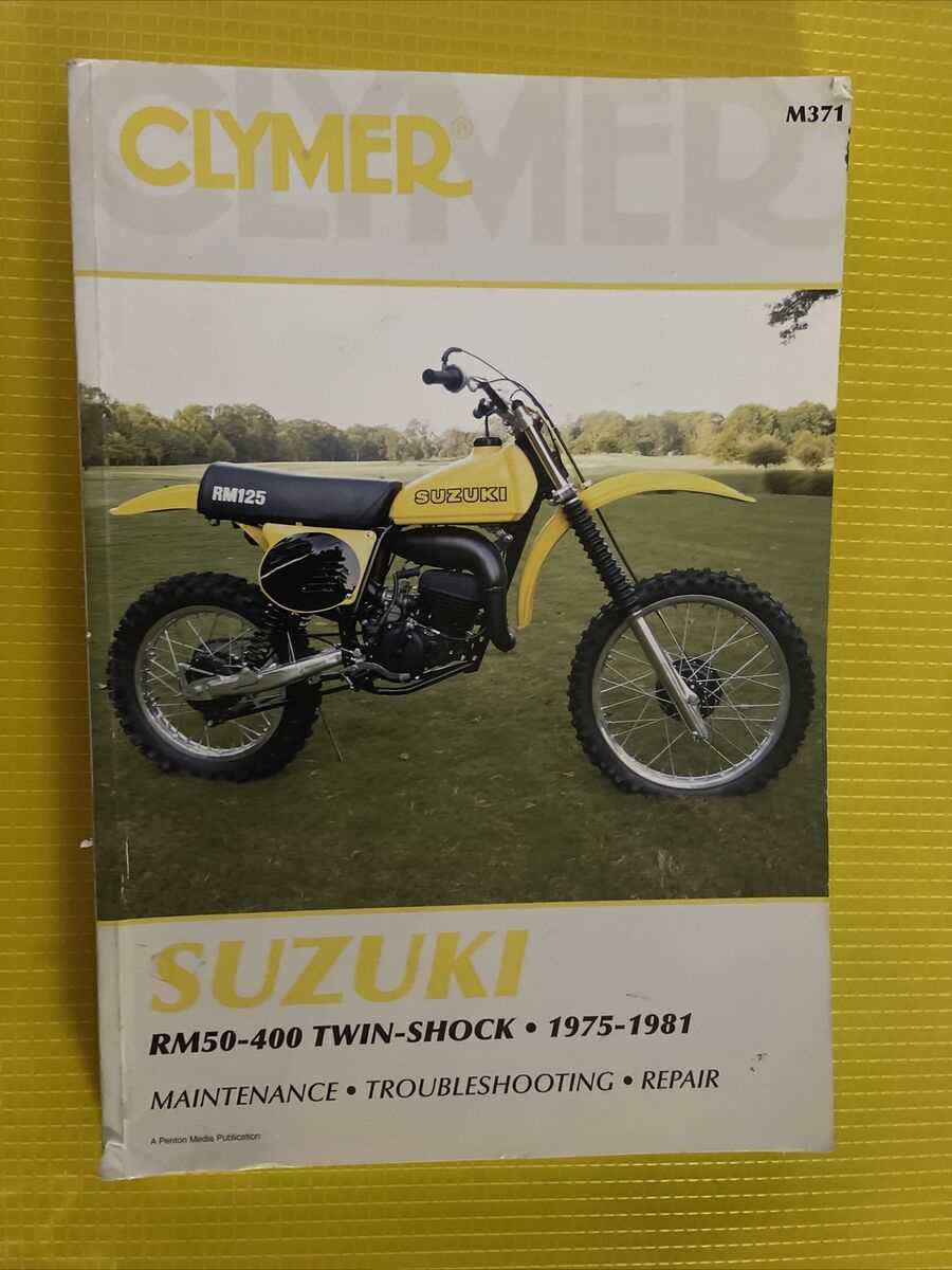 suzuki motorcycle repair manuals