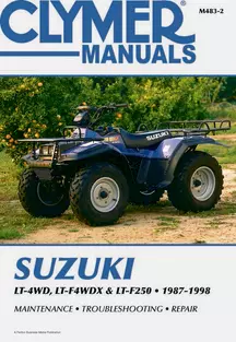 suzuki quadrunner repair manual