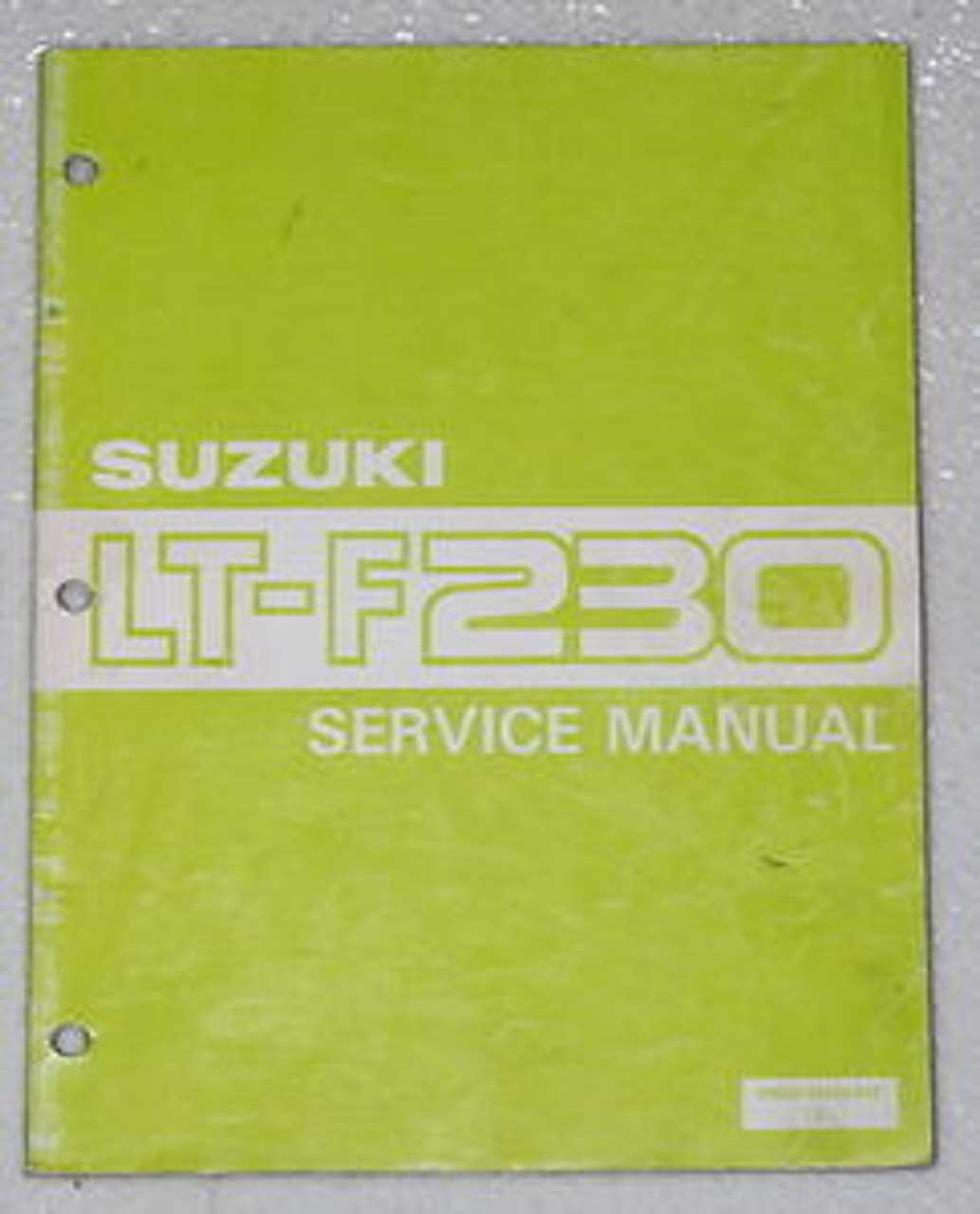 suzuki quadrunner repair manual