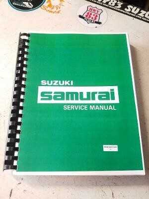 suzuki samurai repair manual