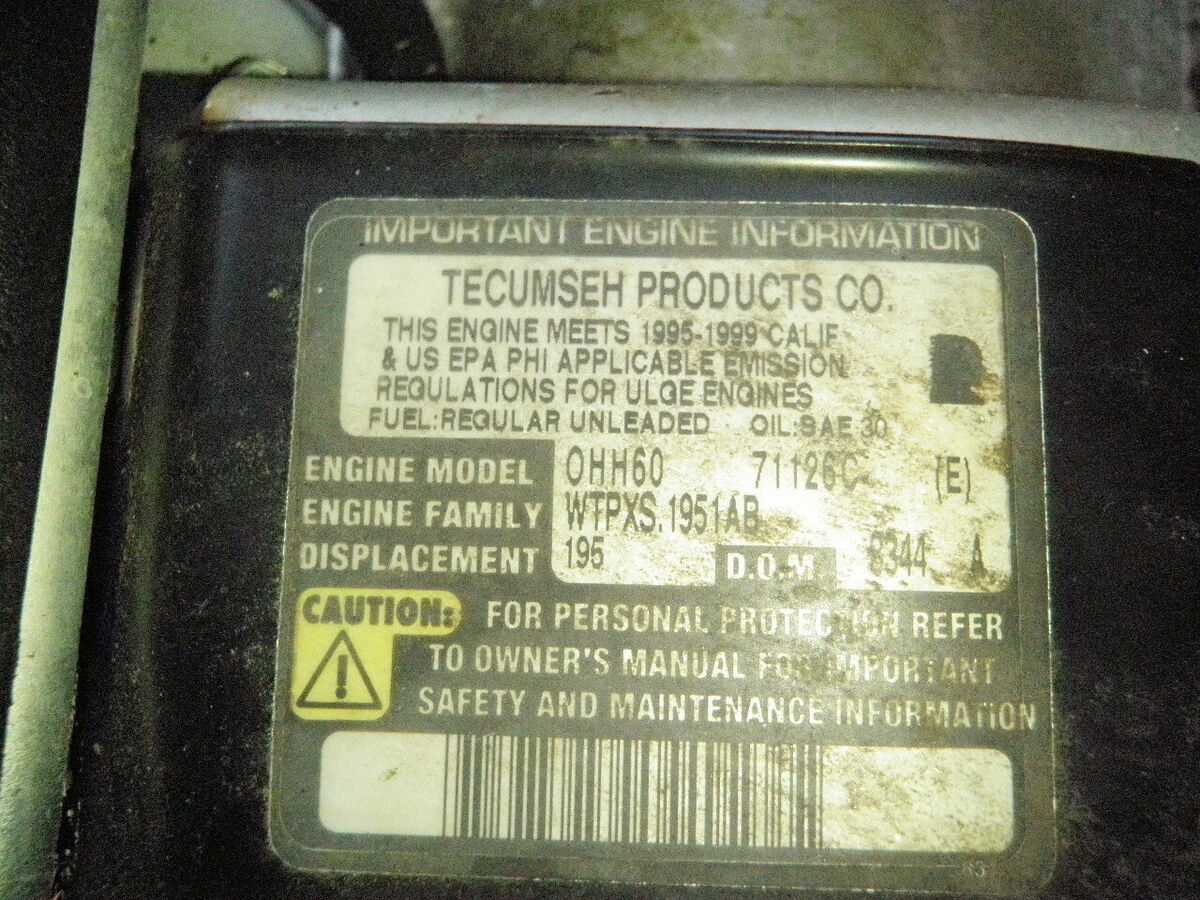 tecumseh ohh60 repair manual