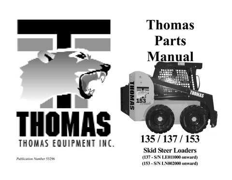 thomas 153 skid steer repair manual