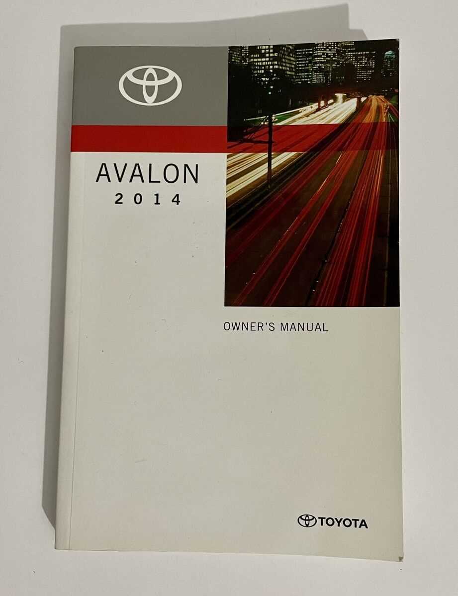 toyota avalon repair manual