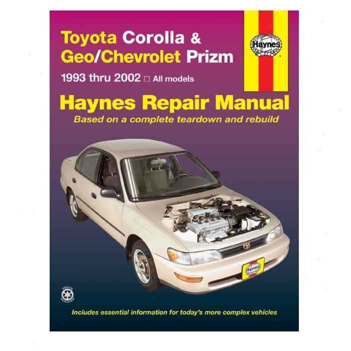 toyota corolla 1995 repair manual