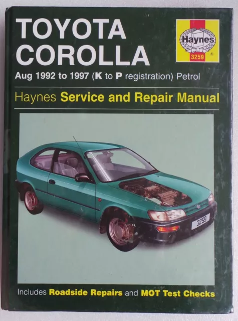 toyota corolla 1997 repair manual