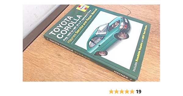 toyota corolla 1997 repair manual