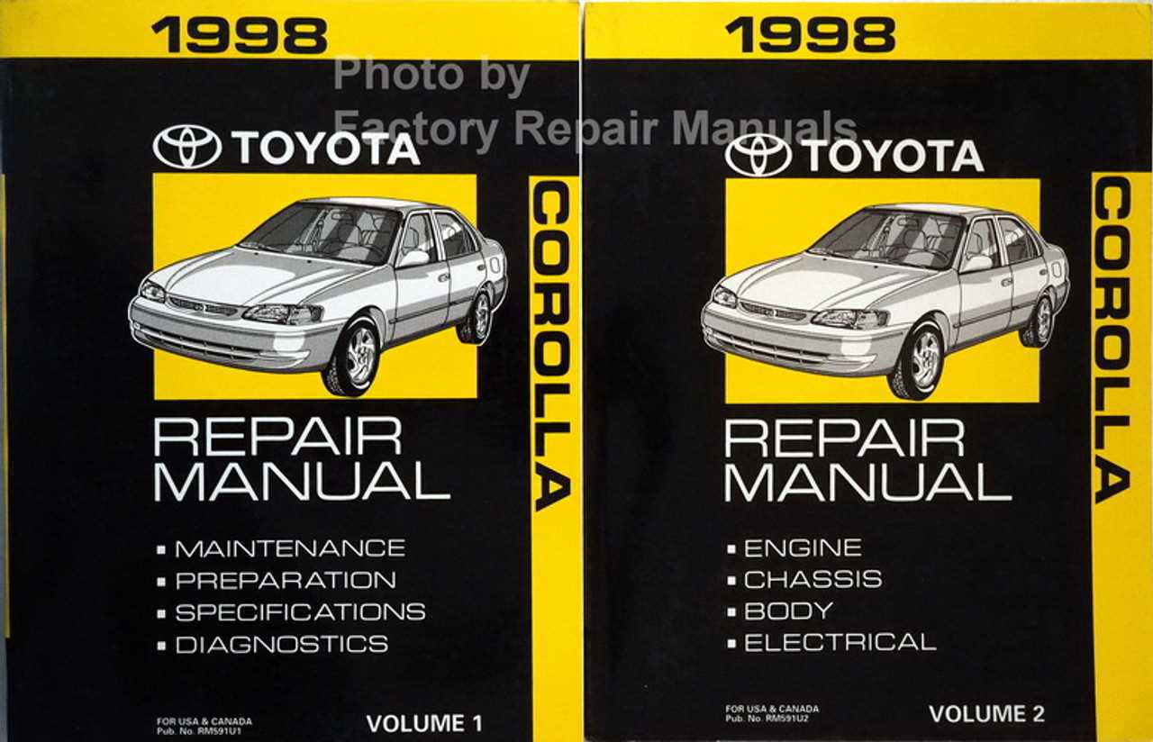 toyota corolla service repair manual