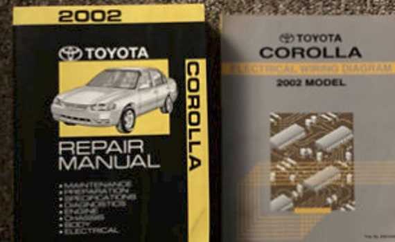 toyota corolla service repair manual