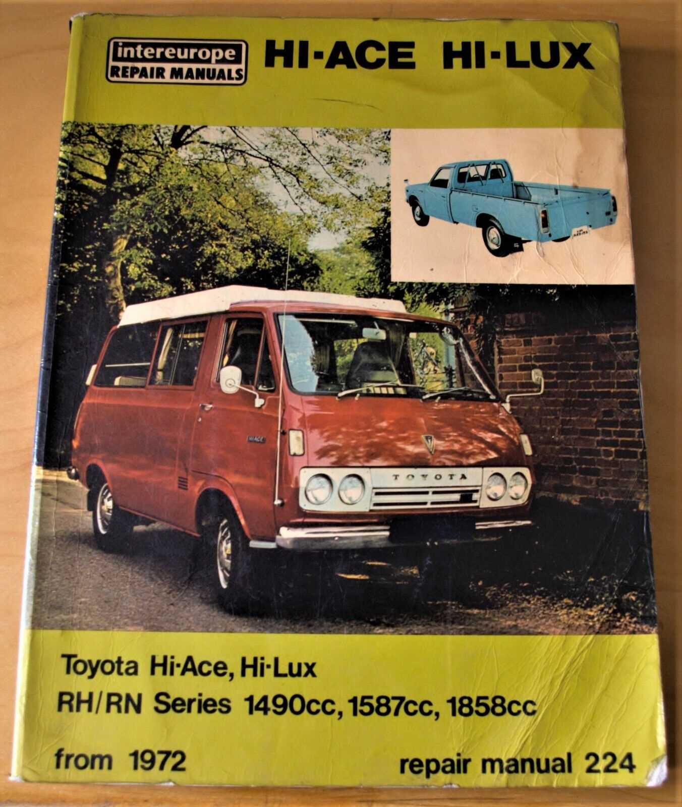 toyota hiace repair manual