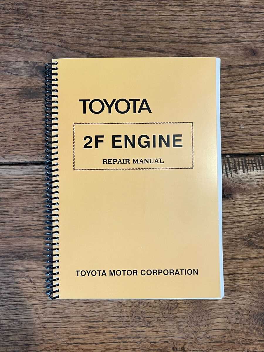 toyota land cruiser 2f engine repair manual