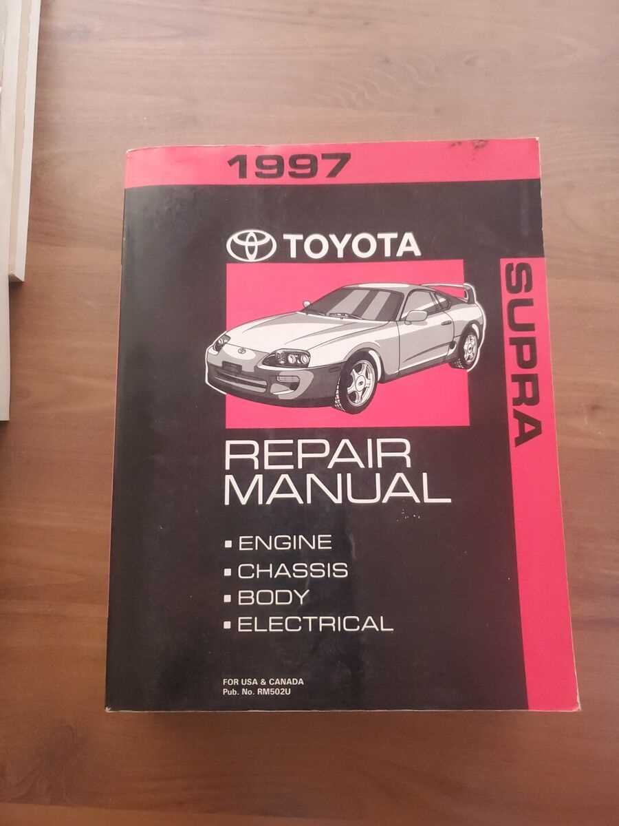 toyota supra repair manual