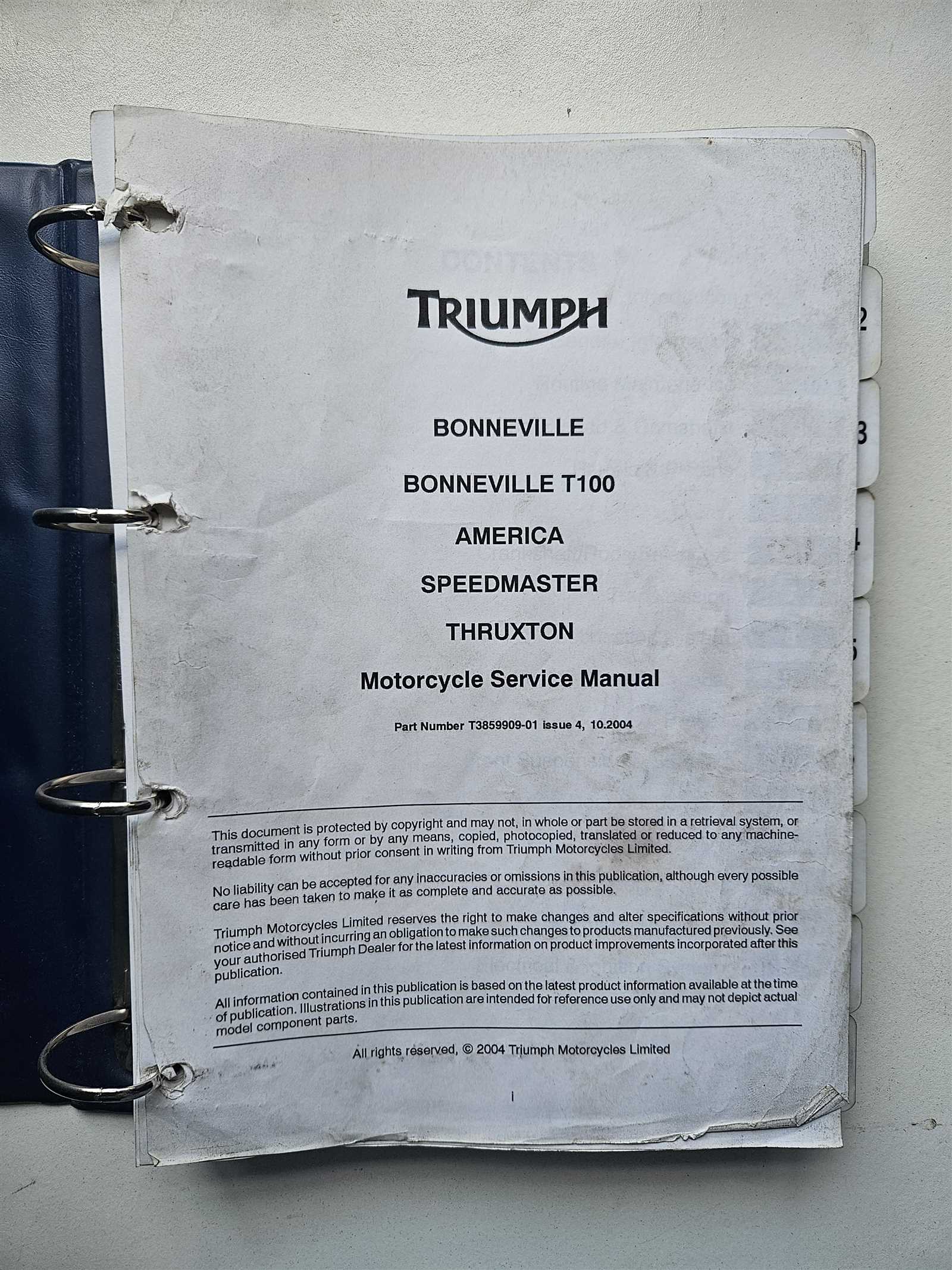 triumph motorcycle repair manual