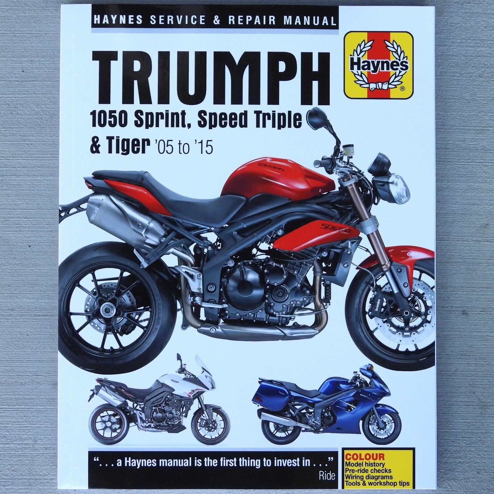 triumph speed triple repair manual