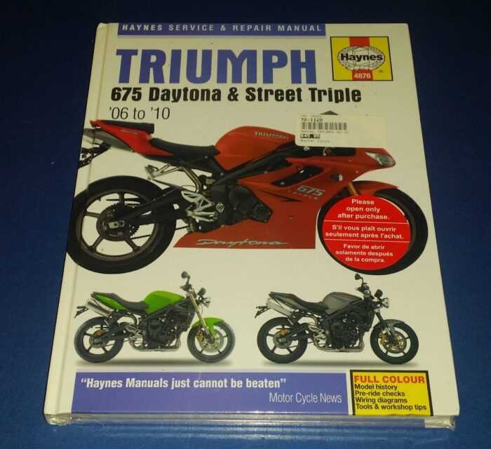 triumph street triple repair manual