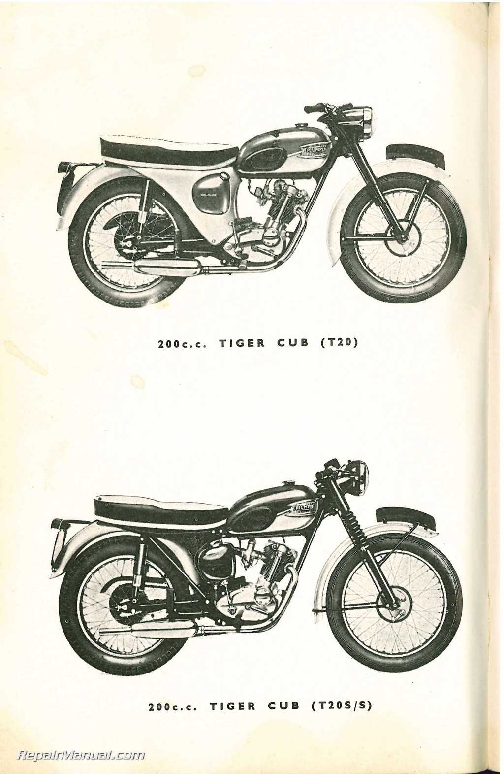 triumph tiger repair manual