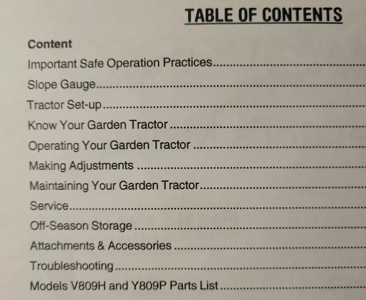 troy bilt lawn mower repair manual