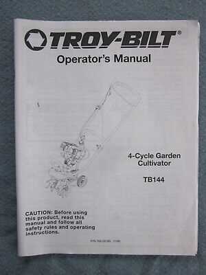 troy bilt tb146ec repair manual