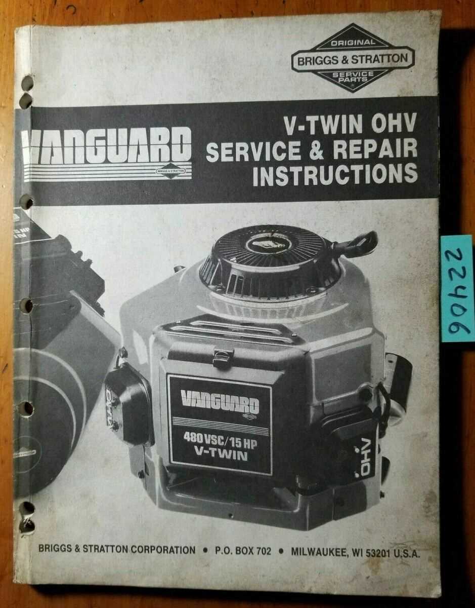 vanguard v twin repair manual