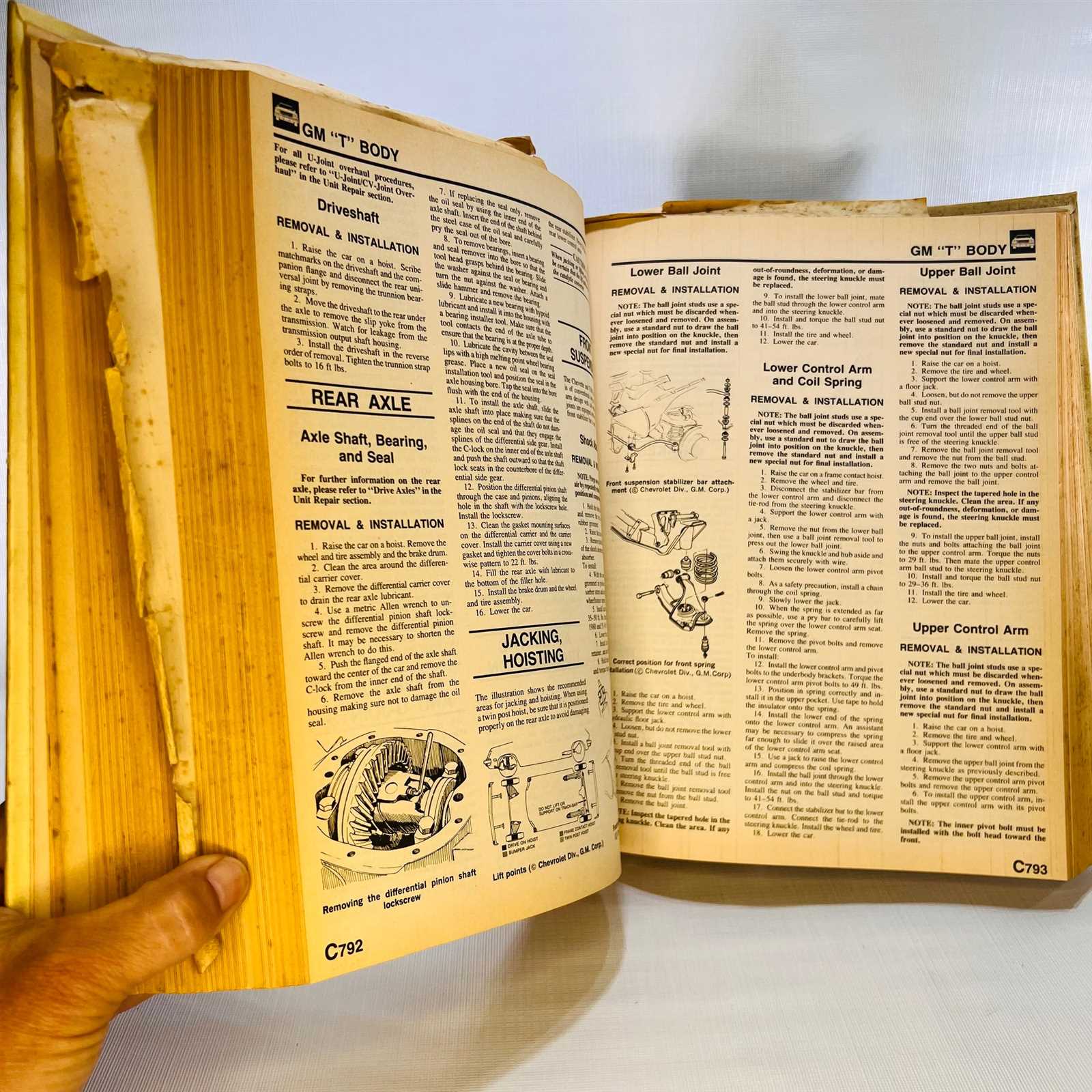 vintage auto repair manuals