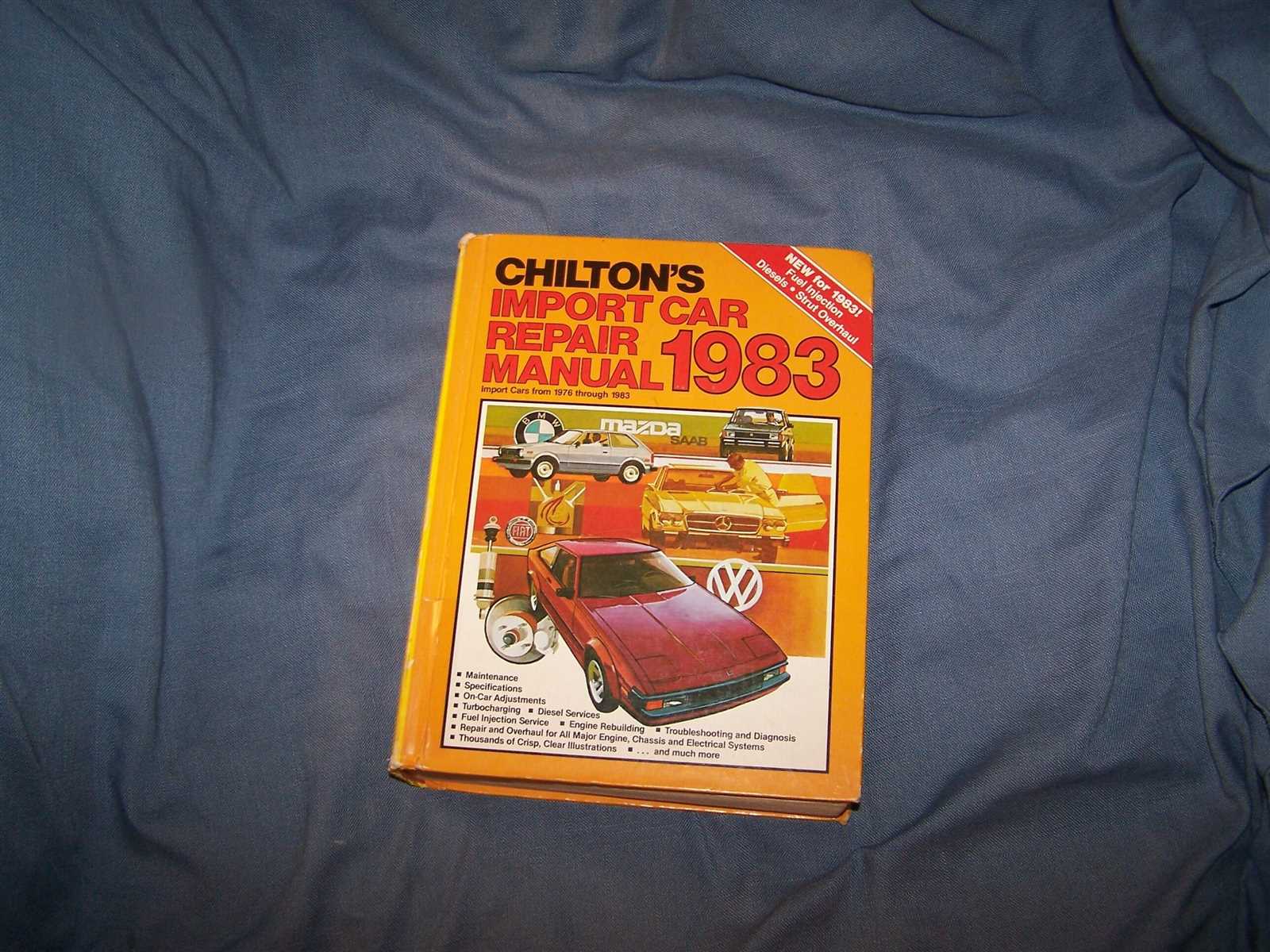 vintage car repair manuals