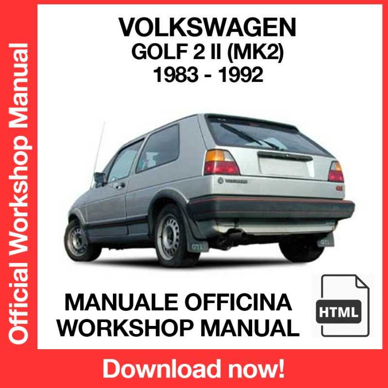 volkswagen factory repair manual