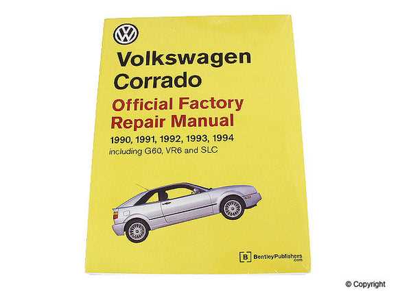 volkswagen factory repair manual