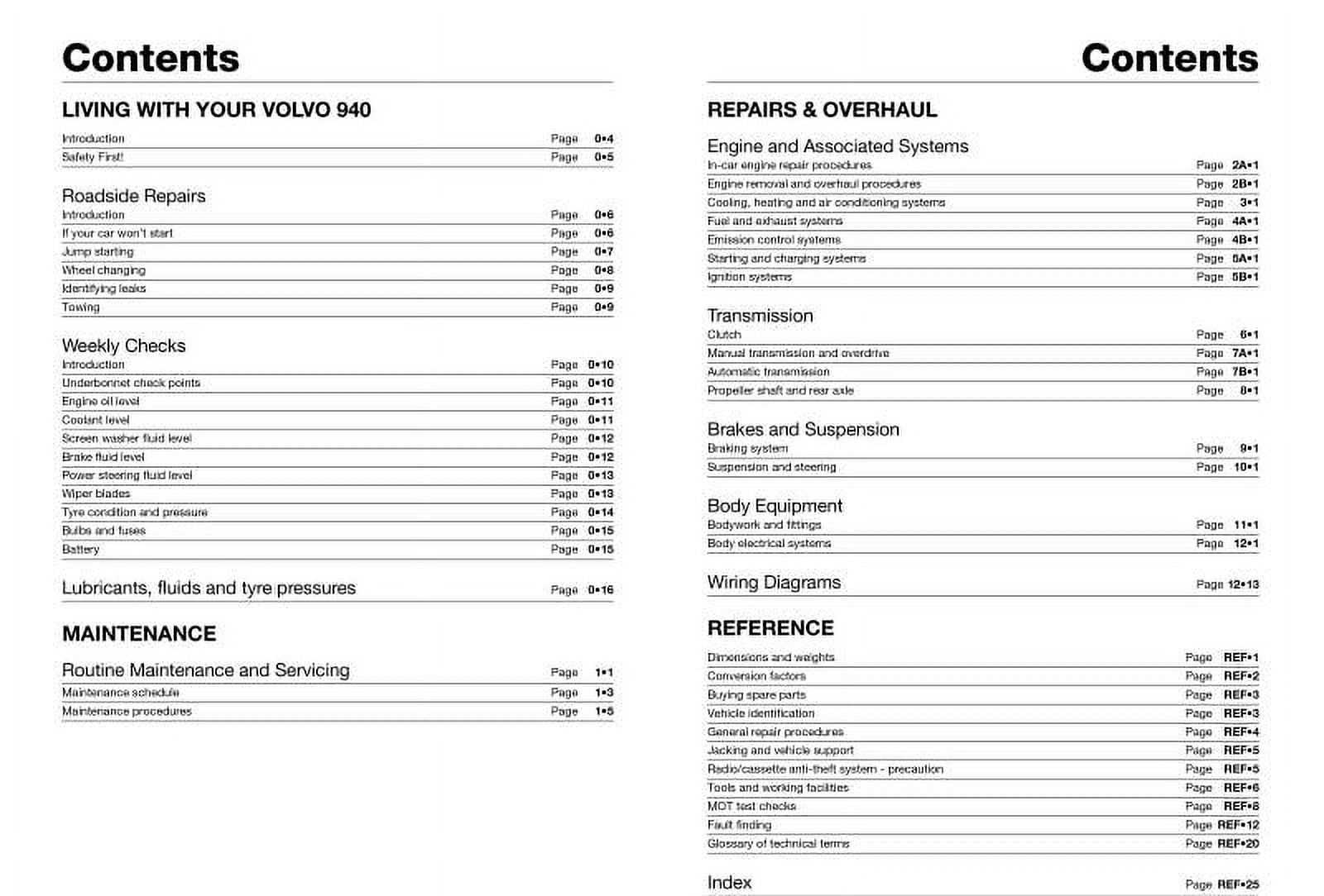 volvo 940 repair manual