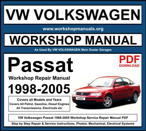 vw passat repair manual