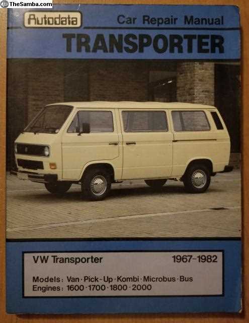 vw transporter repair manual