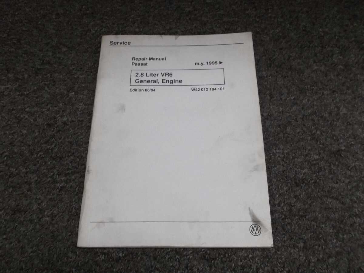 vw vr6 repair manual