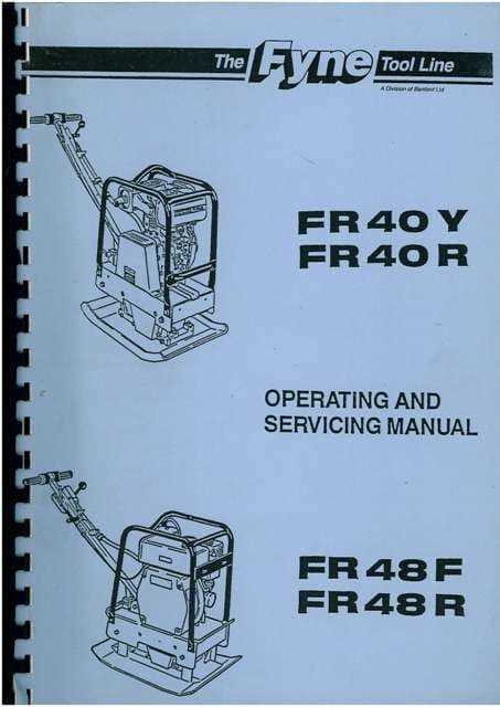 wacker plate compactor repair manual