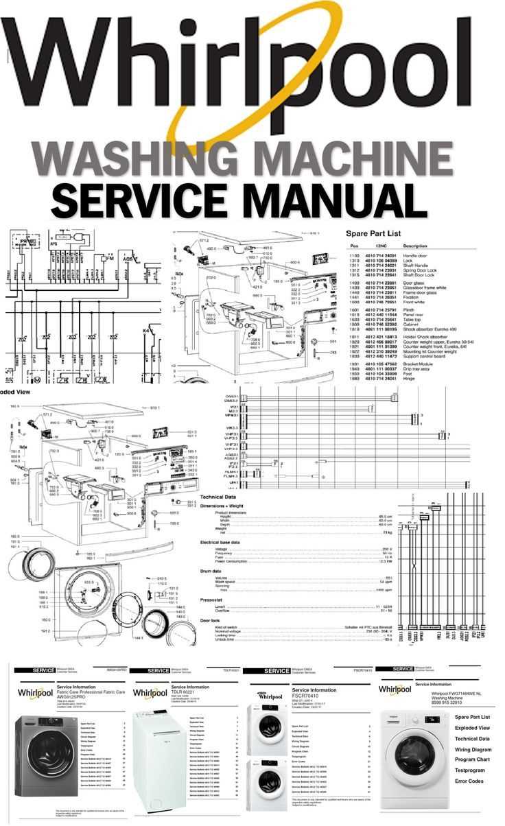 whirlpool top load washer repair manual