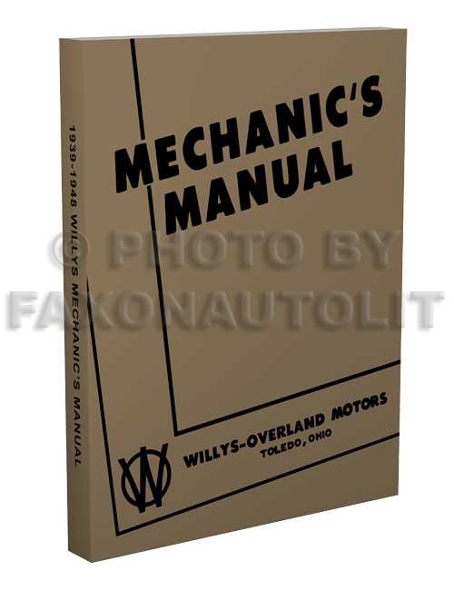 willys jeep repair manual