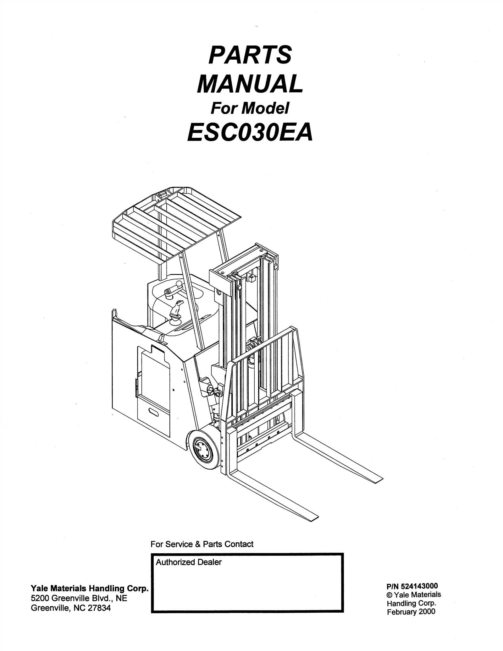 yale forklift repair manual