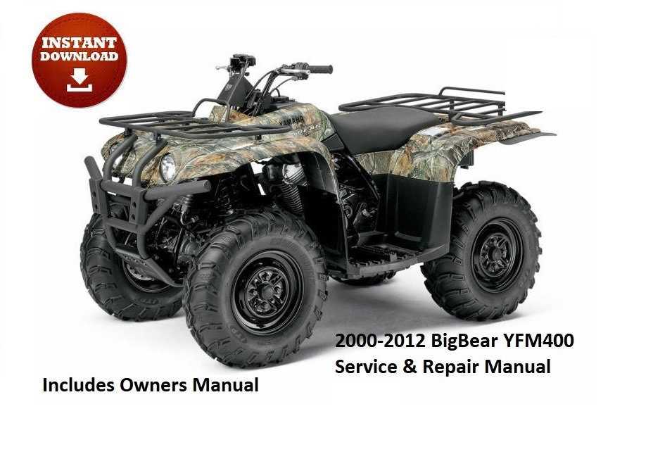 yamaha big bear 400 repair manual