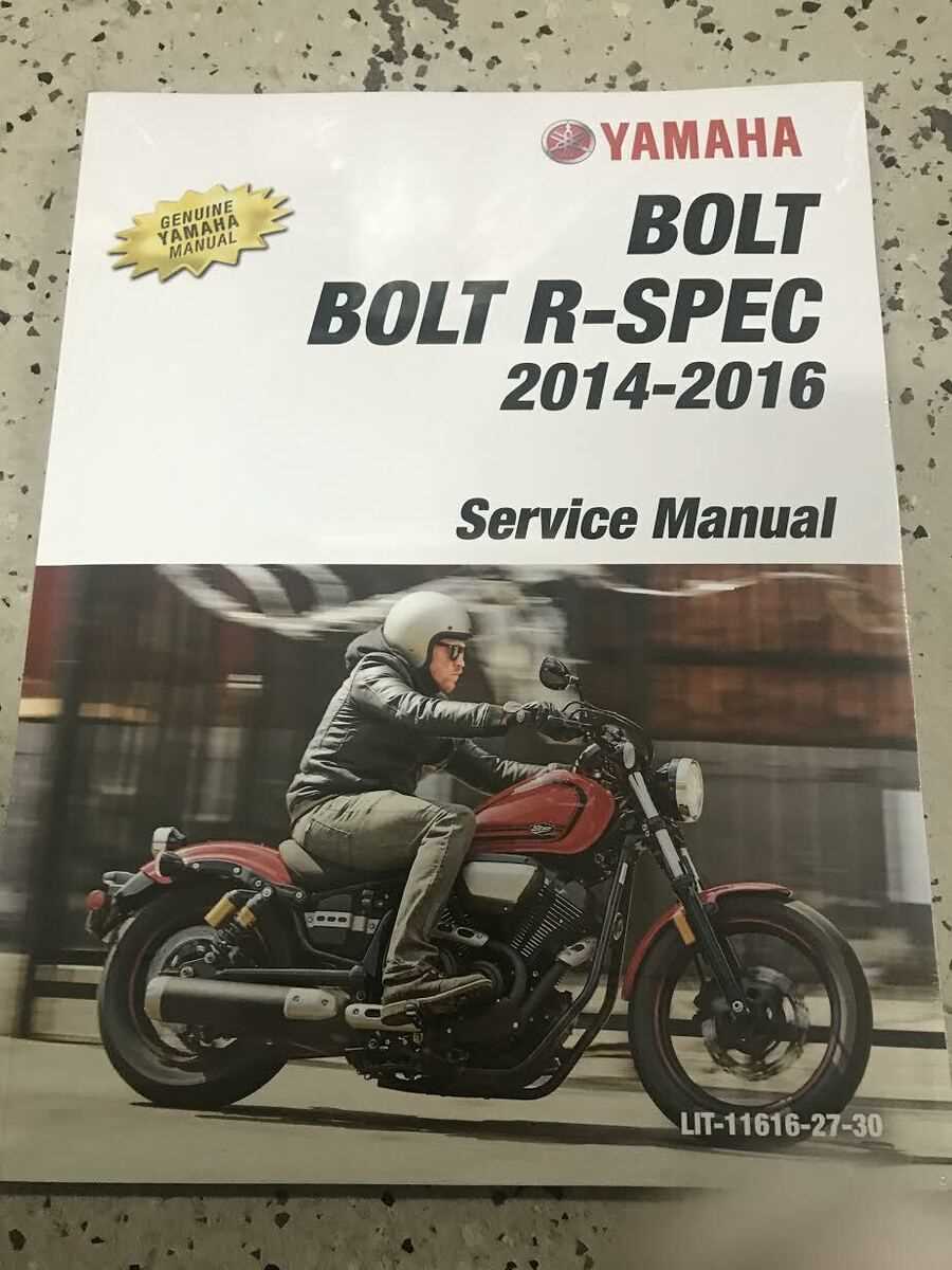 yamaha bolt repair manual