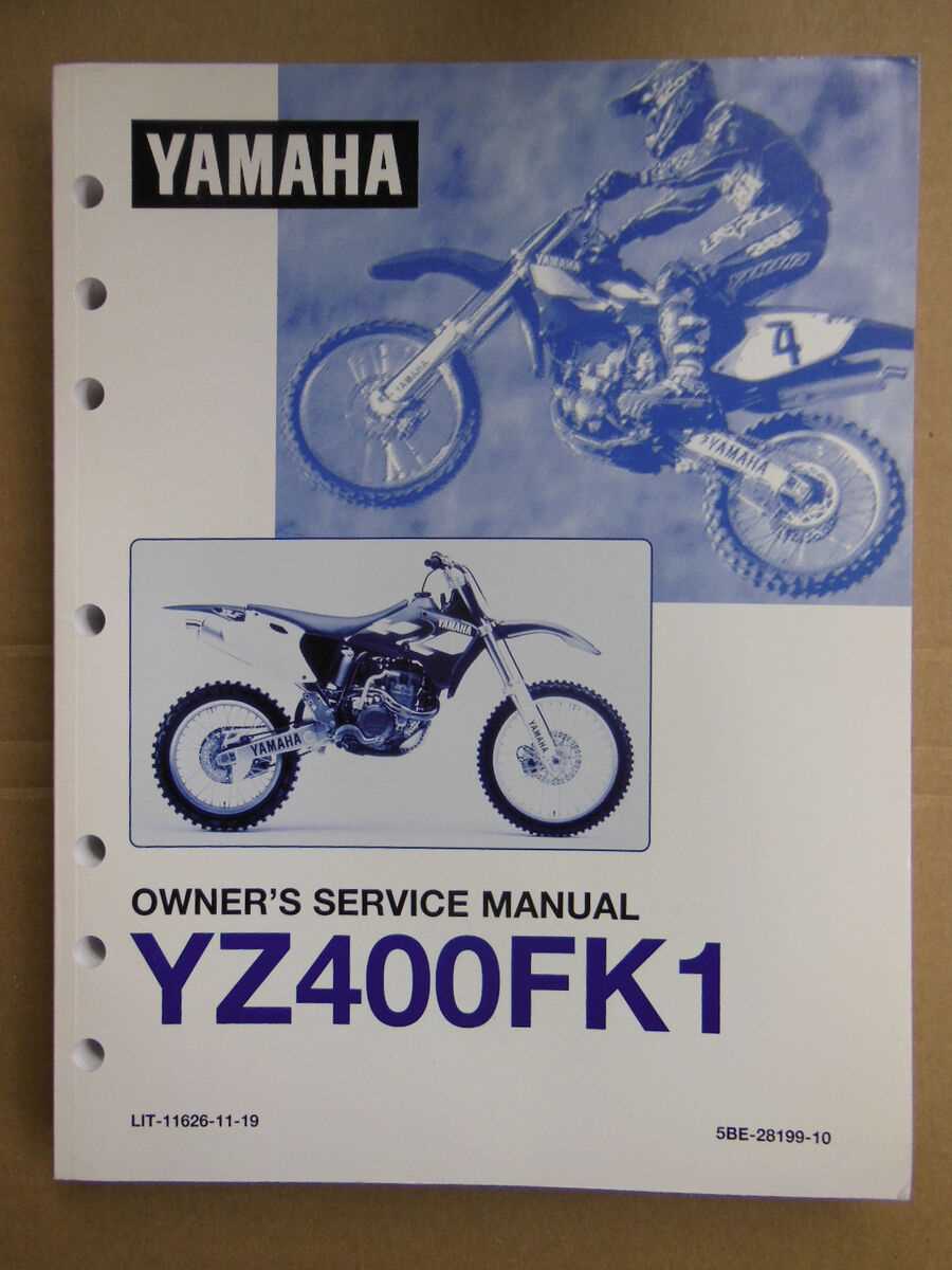 yamaha dirt bike repair manual