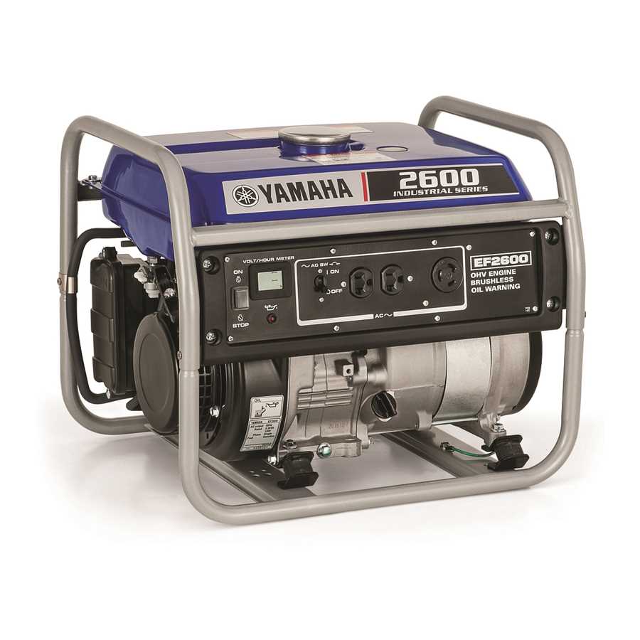 yamaha generator repair manual