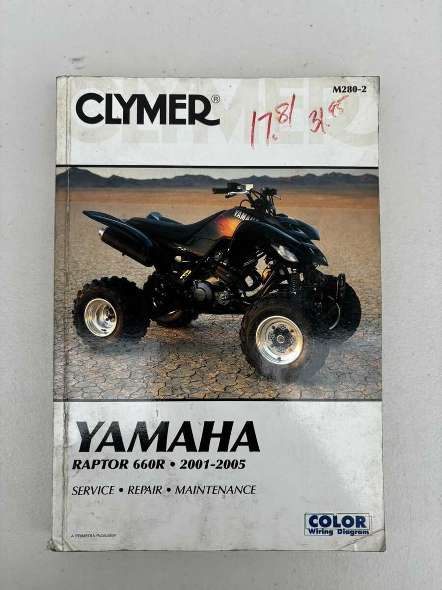 yamaha raptor 660 repair manual