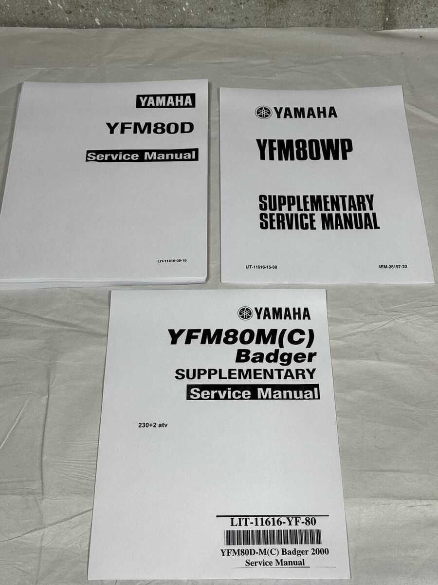 yamaha raptor 80 repair manual