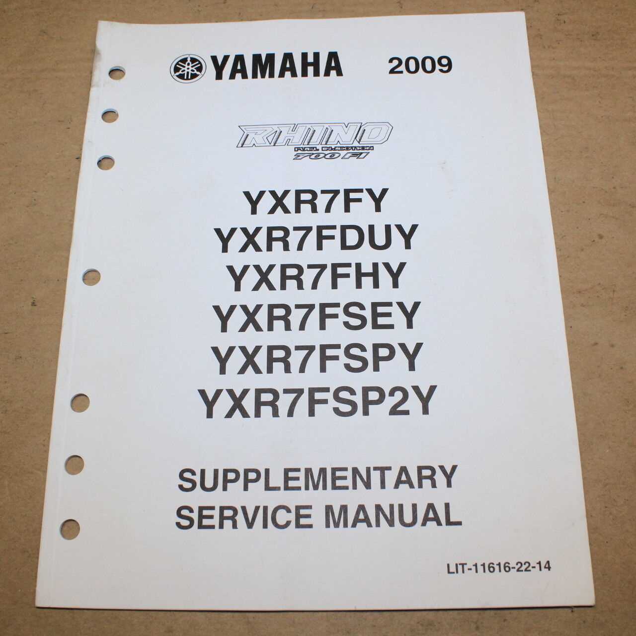 yamaha rhino 700 repair manual