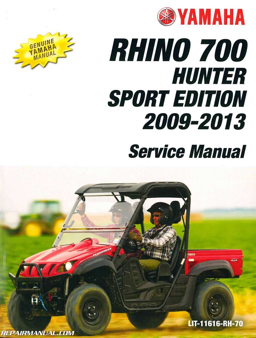 yamaha rhino 700 repair manual