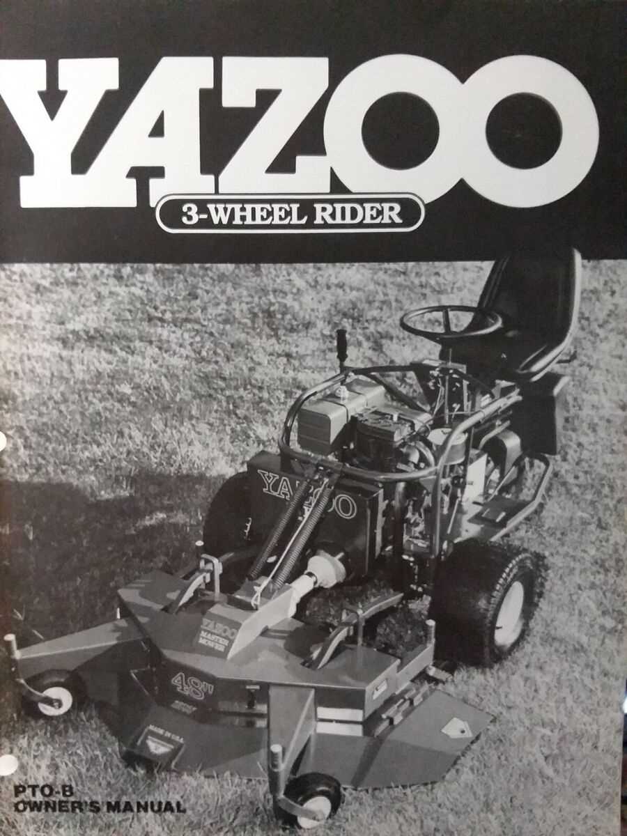 yazoo mower repair manual