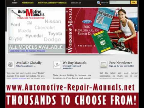 youtube auto repair manuals